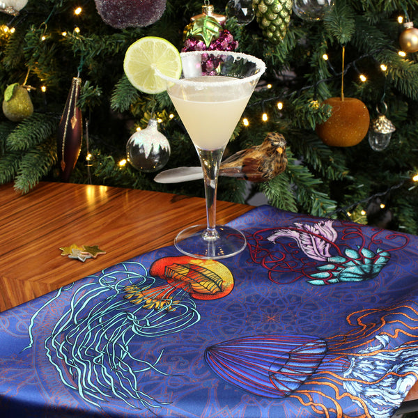 A Daiquiri for Ernst Haeckel and the Dancing Jellyfish scarf