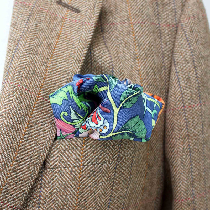 Wise Old Parrot Pocket Square