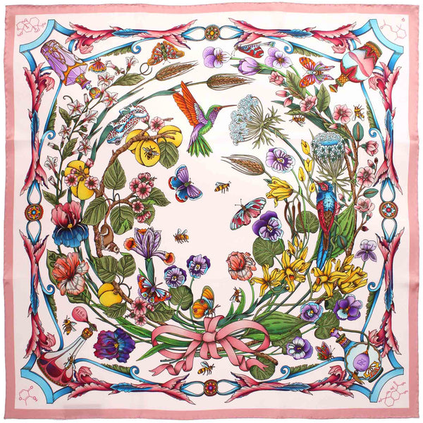 Edens Garden Pink Scarf