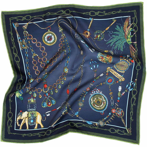 Barnes the Elephant Heirloom Pocket Square