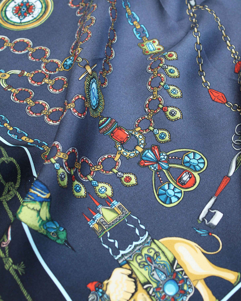Barnes the Elephant Heirloom Pocket Square