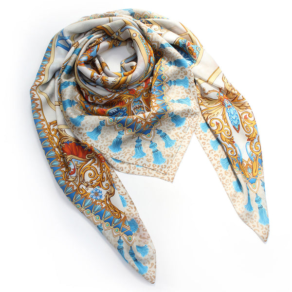 Clockwork Gold Large Scarf