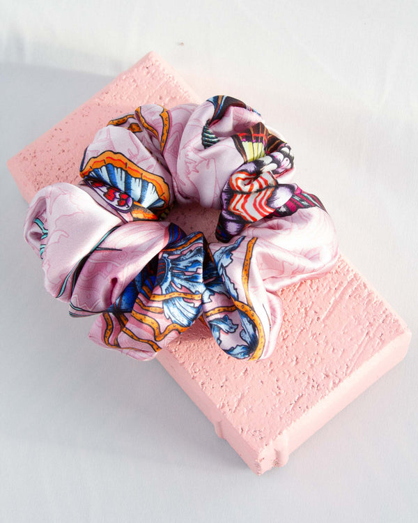 Dancing Jellyfish Pink Scrunchie