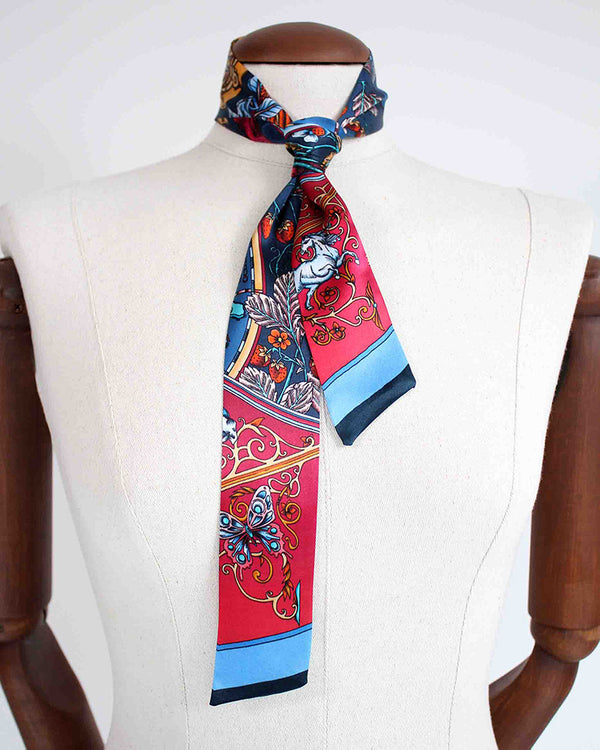 Silk twilly tie style 