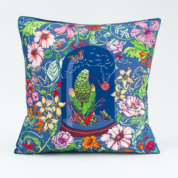 Wise Old Parrot Cushion