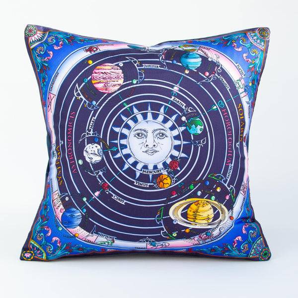 Planetarium Blue Cushion
