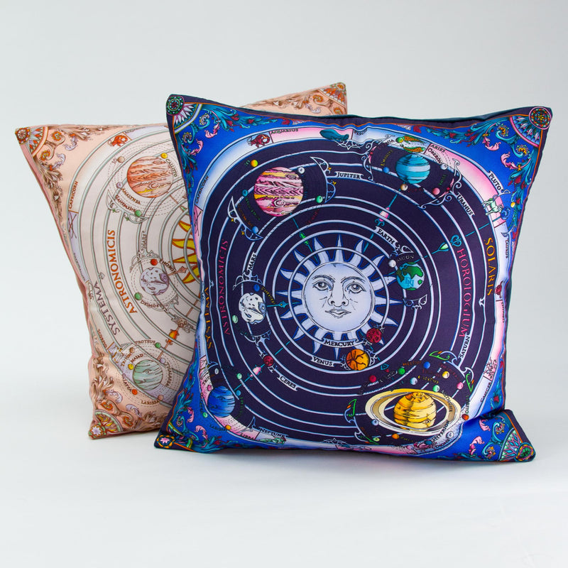 Planetarium Blue Cushion