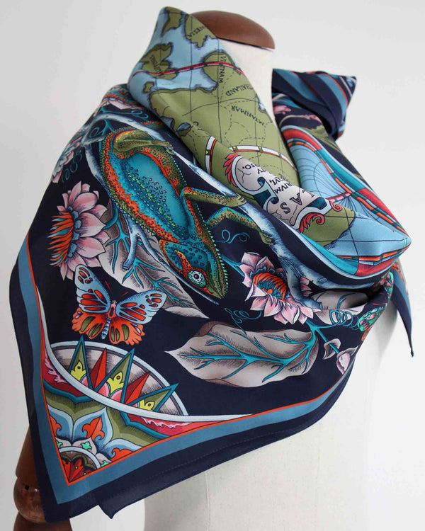 Terrarum Blue Scarf