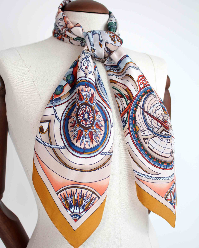 Hemisphere Scarf in Autumnal Tones