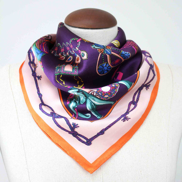 Barnes The Elephant Heirloom Purple Scarf