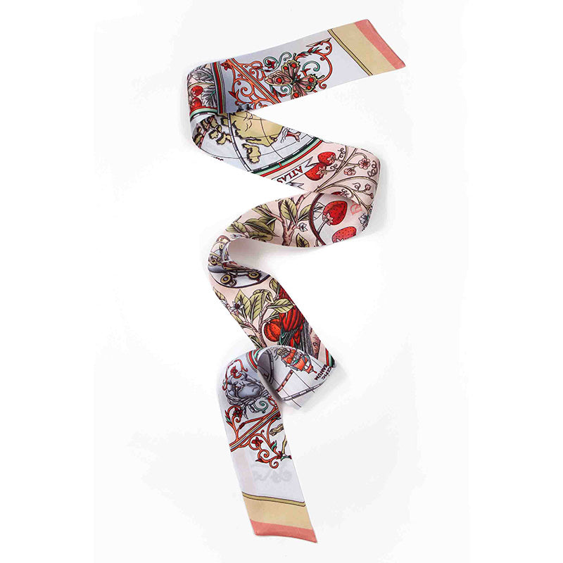 Terra Firma Pink Skinny Twilly